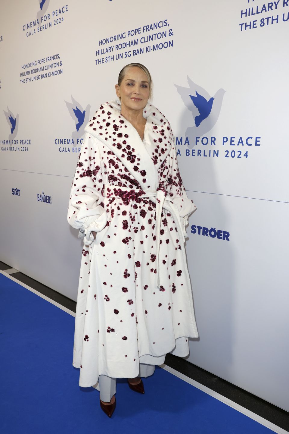 Sharon Stone na gali Cinema For Peace 