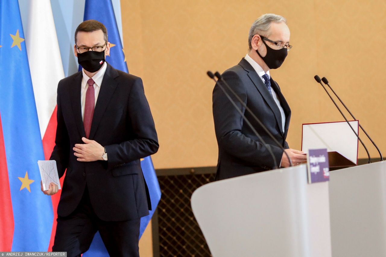 Mateusz Morawiecki i Adam Niedzielski