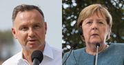 Duda tłumaczy się z braku spotkania z Merkel. "Jestem zdumiony"