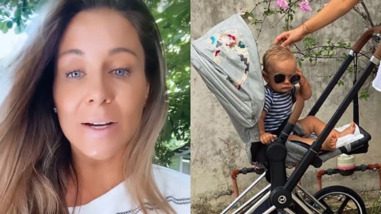 Małgorzata Rozenek zachwyca się nową spacerówką Henia