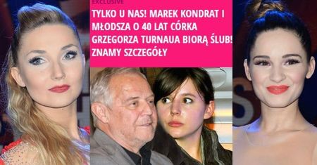 Marek Kondrat i Antonina Turnau biorą dziś ślub. Zapytaliśmy gwiazdy, co sądzą na temat różnicy wieku w tym związku