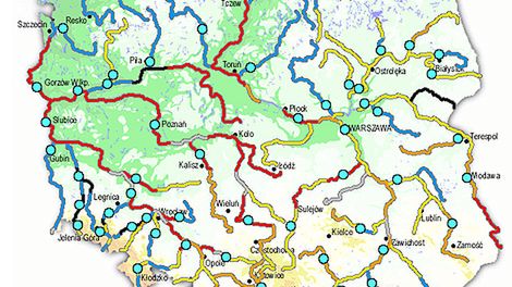 Stan wody w rzekach o godzinie 5.00