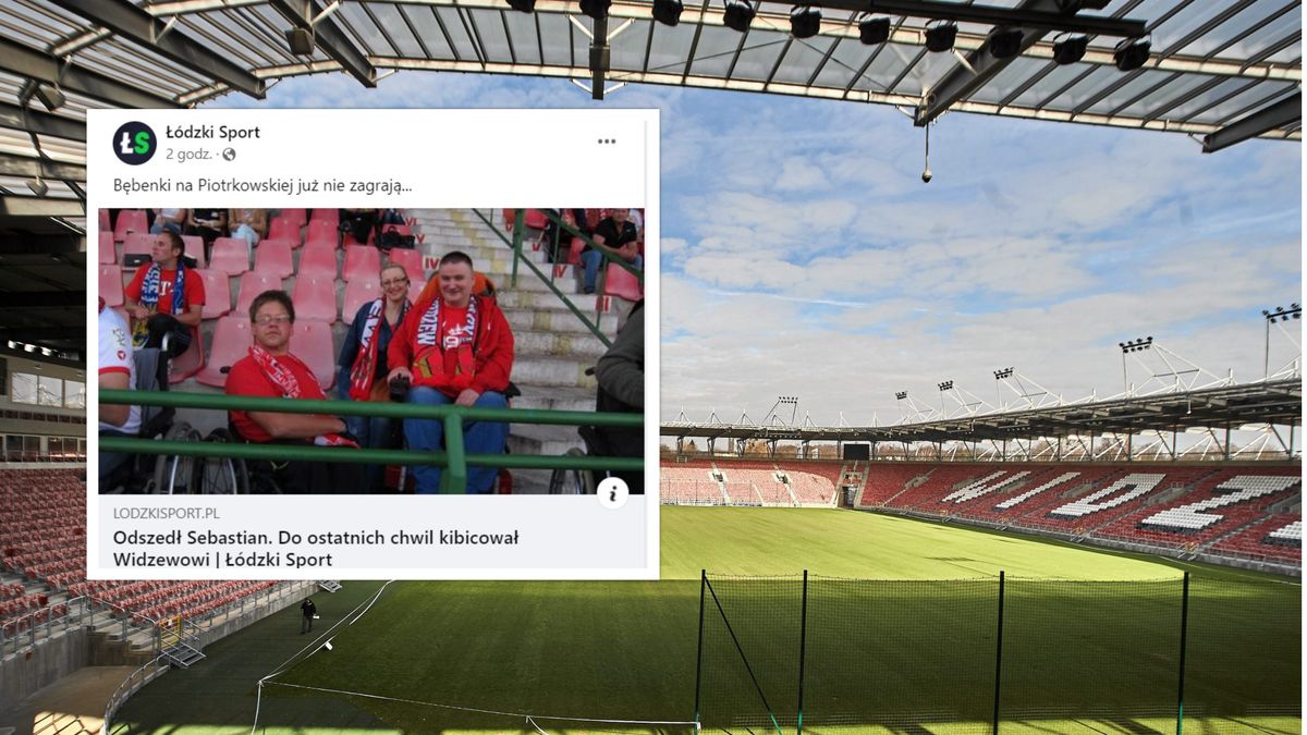 Zmarł niepełnosprawny kibic Widzewa.