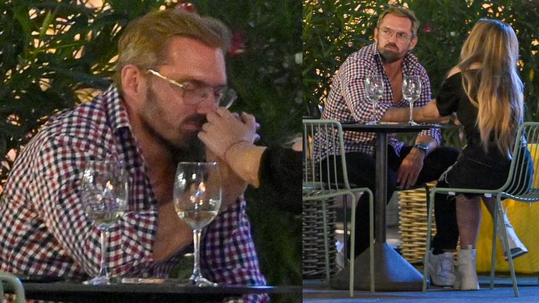 Jarosław Bieniecki na spotkaniu z tajemniczą kobietą