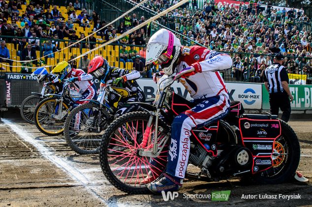 Marcel Krzykowski (kask biały) wiązał z tym sezonem duże nadzieje