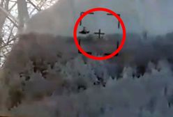 Wojna w Ukrainie. Sukces sił Kijowa. Atak na rosyjski śmigłowiec Ka-52 [NAGRANIE]