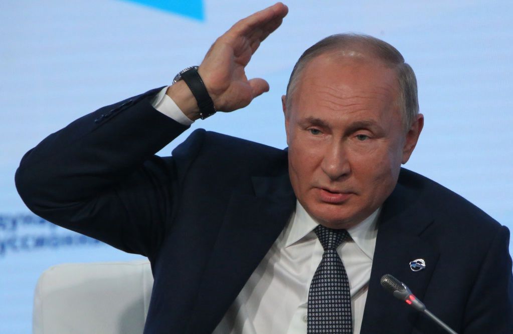Władimir Putin podczas konferencji w Soczi  (Photo by Mikhail Svetlov/Getty Images)
Mikhail Svetlov