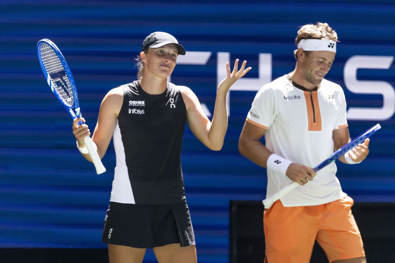 Iga Świątek i Casper Ruud w półfinale miksta US Open. Oto ich rywale