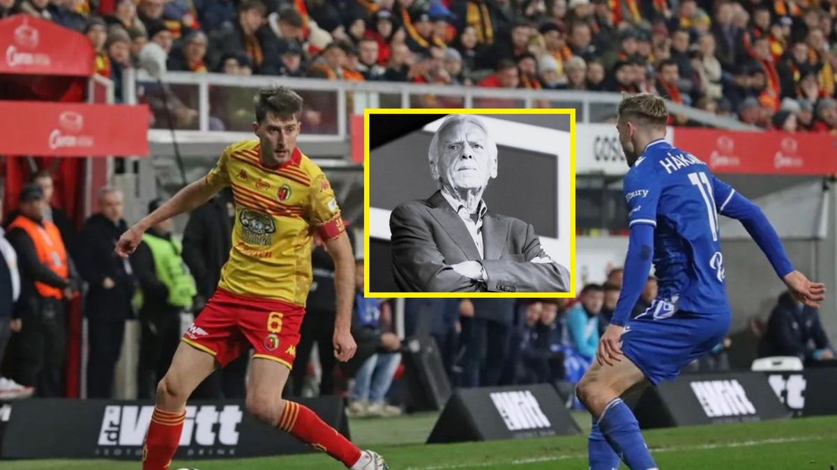 PAP / PAP / Artur Reszko/ Getty Images / Na zdjęciu: zawodnik Jagiellonii Białystok Taras Romanczuk (L) i Daneil Hakans (P) z Lecha Poznań podczas meczu 25. kolejki piłkarskiej Ekstraklasy/ w ramce: Leo Beenhakker