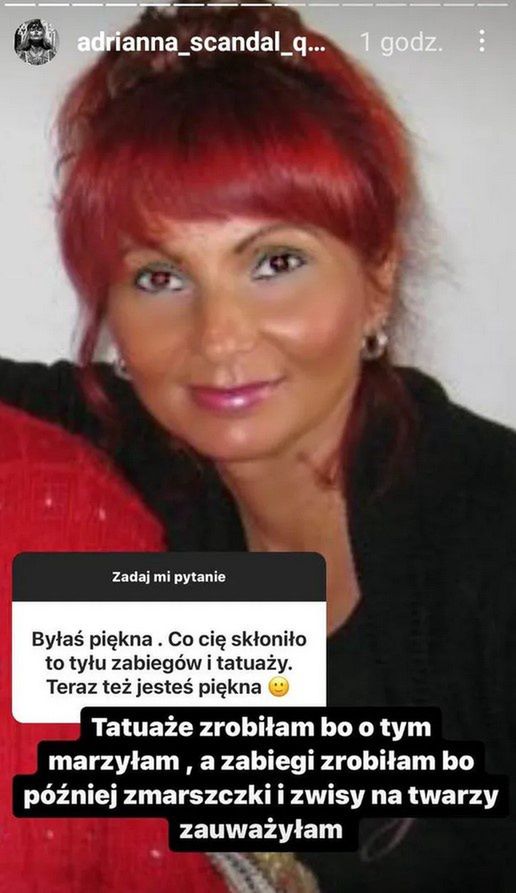 Adrianna Eisenbach na zdjęciach sprzed lat