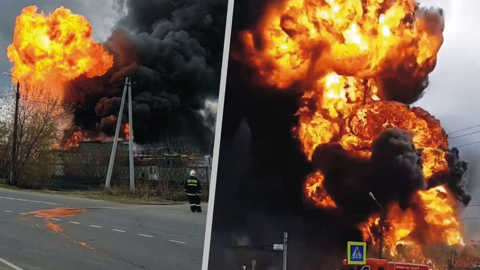 Rosja. Pożar chemikaliów w Dzierżyńsku 