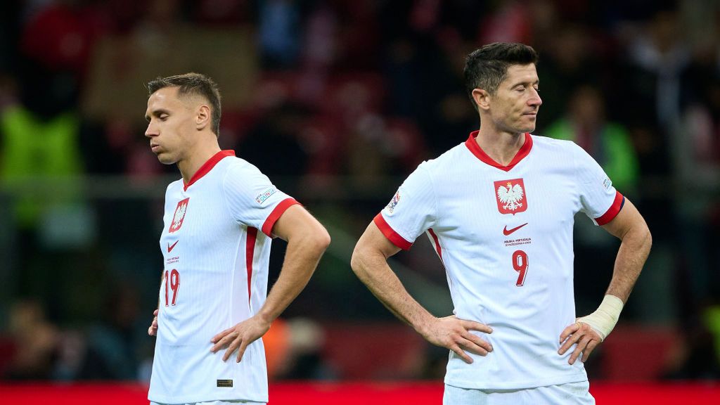 Getty Images /  Rafal Oleksiewicz / Na zdjęciu: Przemysław Frankowski i Robert Lewandowski