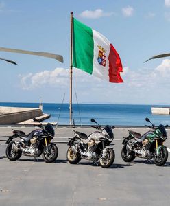 Moto Guzzi V100 Mandello Aviazione Navale gotowe do startu. To włoski hołd dla lotnictwa