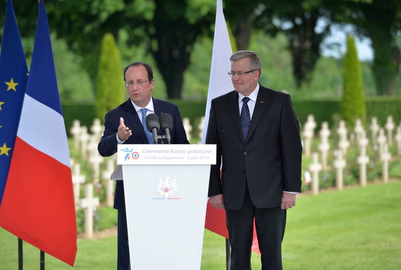 Prezydent Francji wdzięczny Polakom za poświęcenie