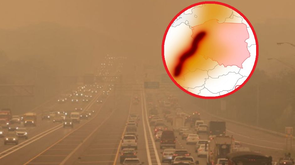 Chmura dymu po pożarach nadciąga nad Polskę. To może wpłynąć na jakość powietrza