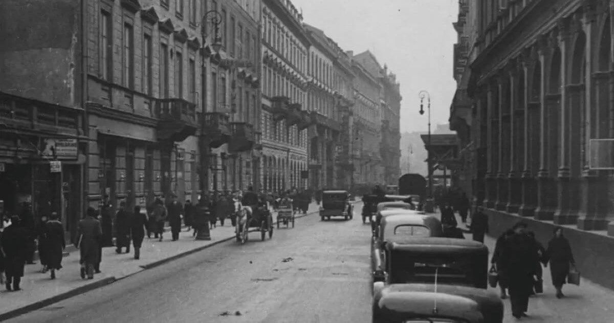 Ulica Mazowiecka w Warszawie ok. 1939 roku