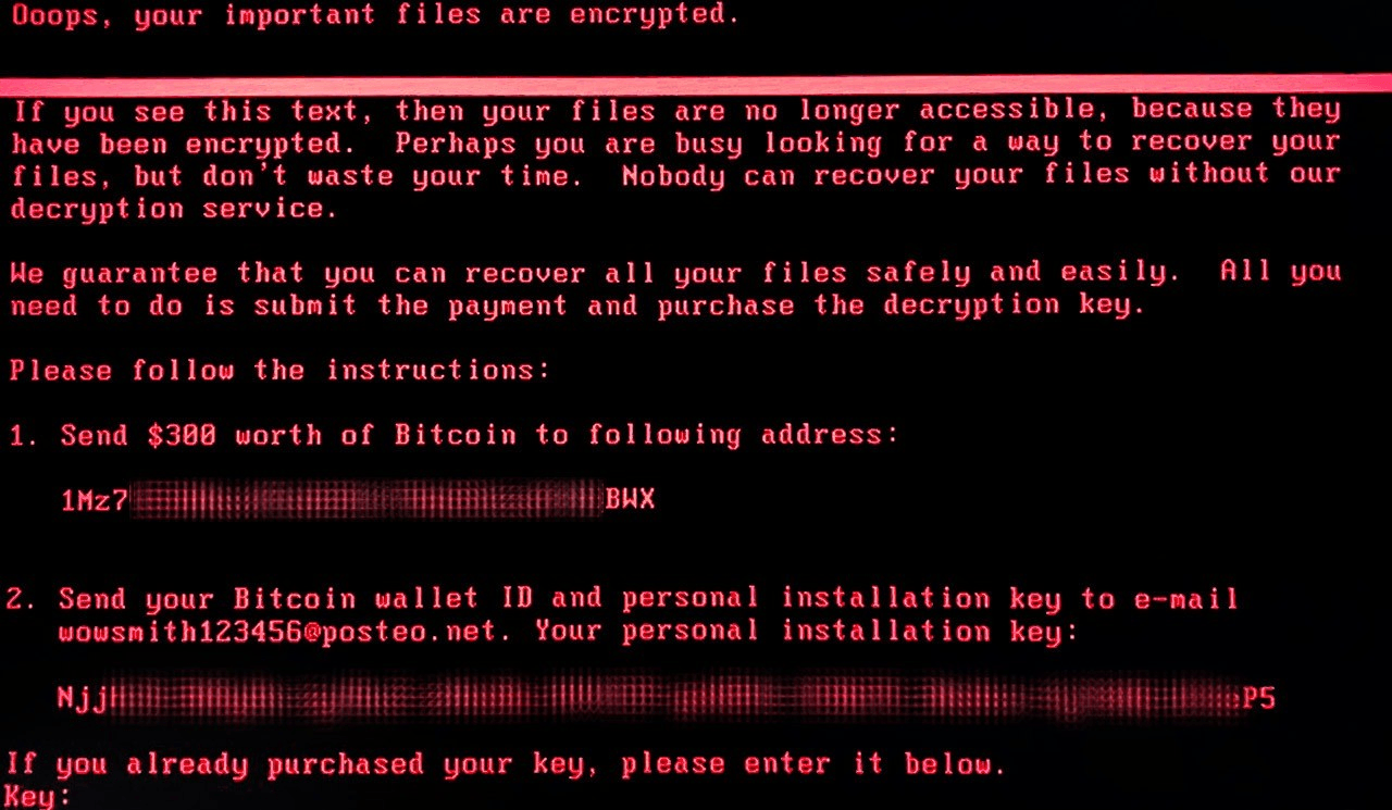 Atak ransomware: ofiary pozbawione możliwości odszyfrowania danych