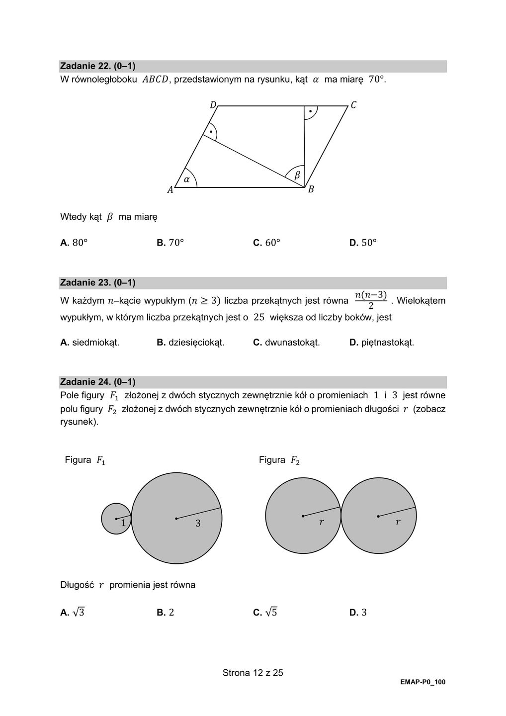 Matura z matematyki 2021. Arkusze CKE na poziomie podstawowym. 