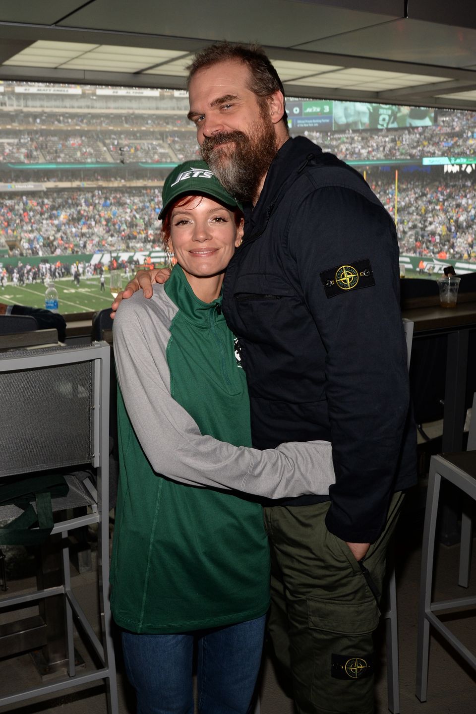 Lily Allen i David Harbour