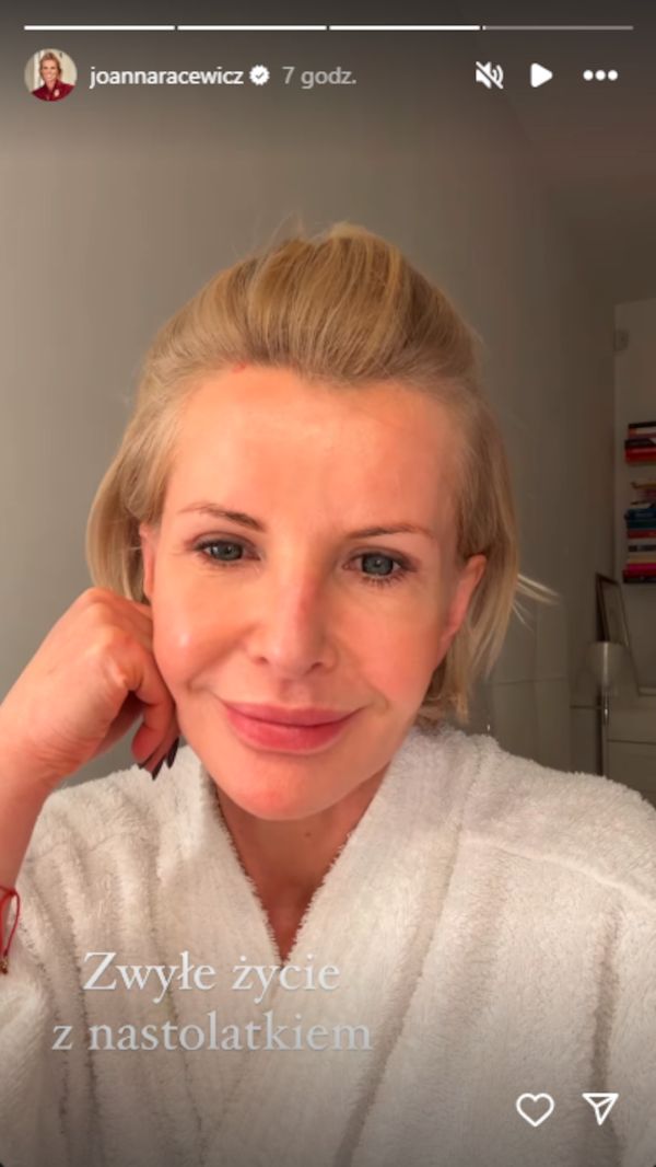 Joanna Racewicz bez makijażu