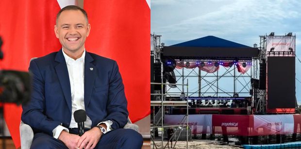 Karol Nawrocki pokazał fotki z przygotowań do imprezki w Juracie. To tutaj zaśpiewa Skolim (ZDJĘCIA)