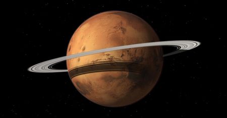 Marsjański cykl - arcyciekawa teoria o pierścieniach Czerwonej Planety