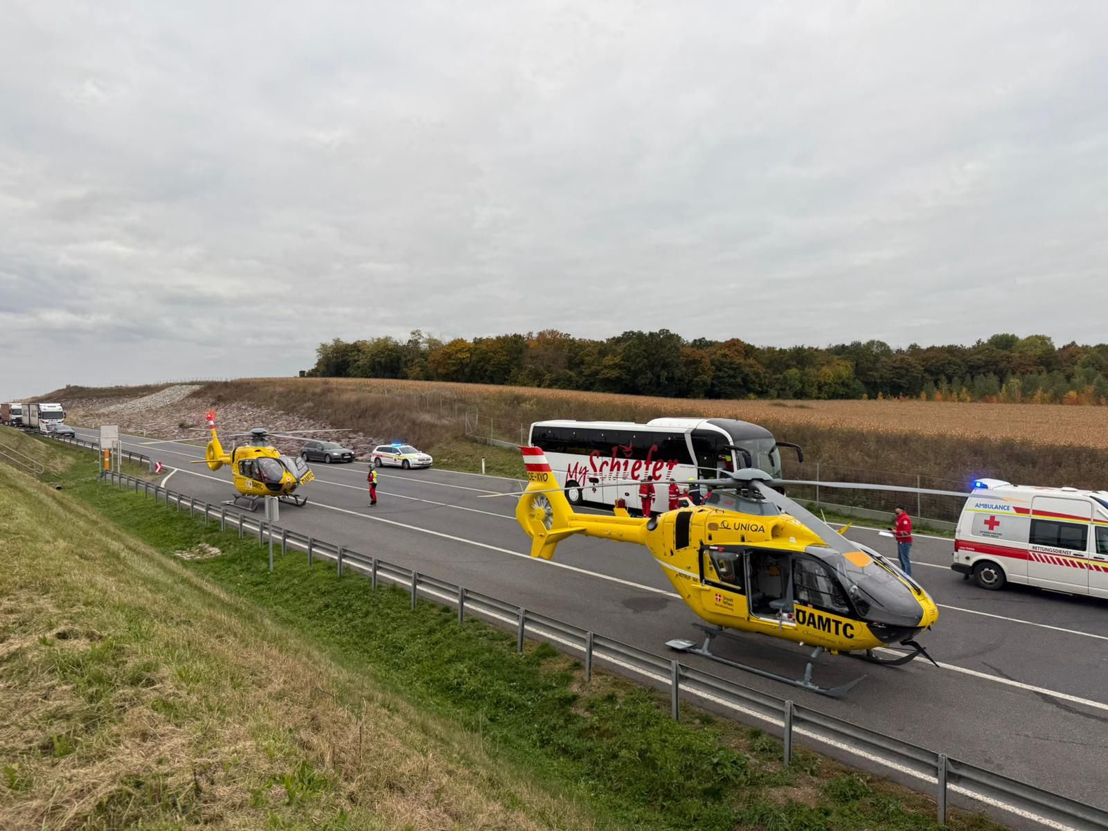 Tragiczny wypadek na austriackiej autostradzie