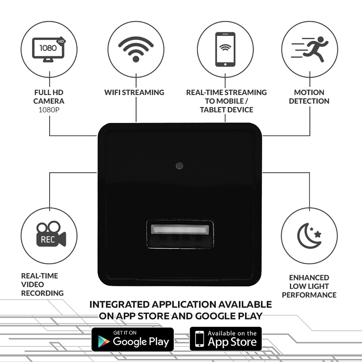 Tajny monitoring w domu. Kamera udaje ładowarkę USB i nawet zasili telefon 2
