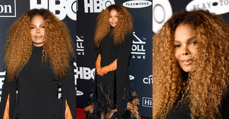 52-letnia Janet Jackson z burzą loków na głowie w kolejnej dziwacznej kreacji