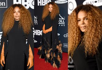 52-letnia Janet Jackson z burzą loków na głowie w kolejnej dziwacznej kreacji