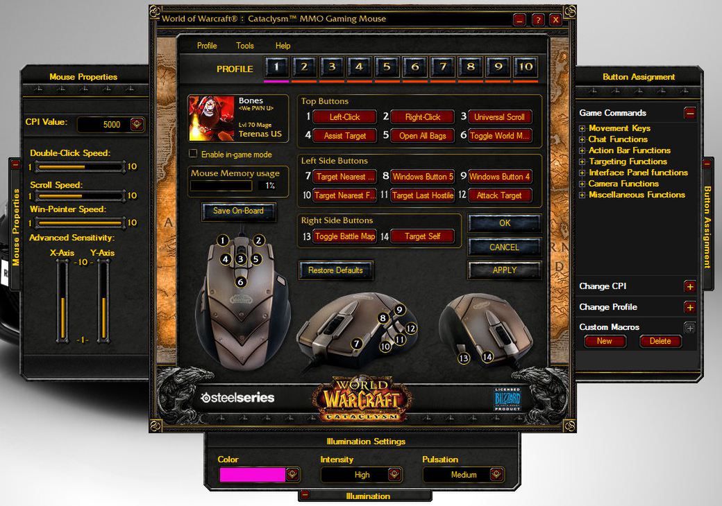 SteelSeries World of Warcraft: Cataclysm - klawiatura i mysz dla fana MMO [test] 14