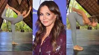 55-letnia Kinga-joginka Rusin chwali się formą, prezentując 15 (!) różnych pozycji. "Mój ortopeda jest w szoku!" (ZDJĘCIA)