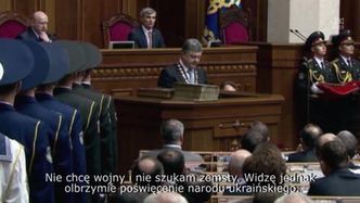 Petro Poroszenko zaprzysiężony na prezydenta Ukrainy