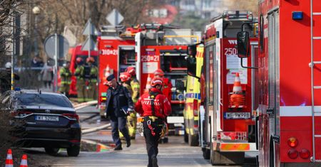 Pożar w szkole podstawowej. Uczniowie ewakuowani