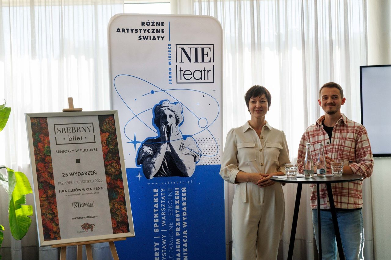 Białystok: Srebrny Bilet, czyli akcja Nie Teatru skierowana do seniorów. Od 1 października czekają na nich tańsze bilety!
