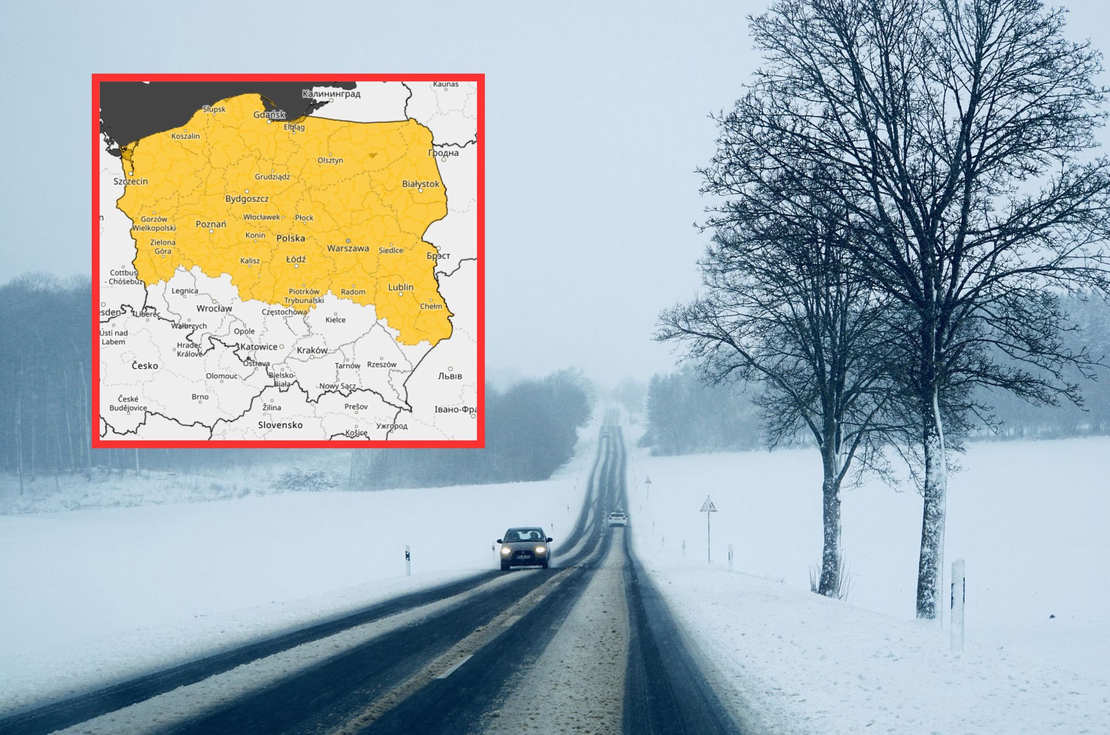 Pogoda na weekend. Możliwe silne opady śniegu i burze. IMGW wydał ostrzeżenia