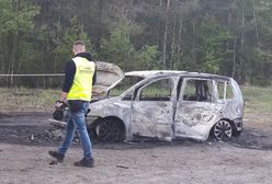 Tragedia w Opolskiem: dwa ciała w spalonym aucie. To prawdopodobnie małżeństwo z Chin