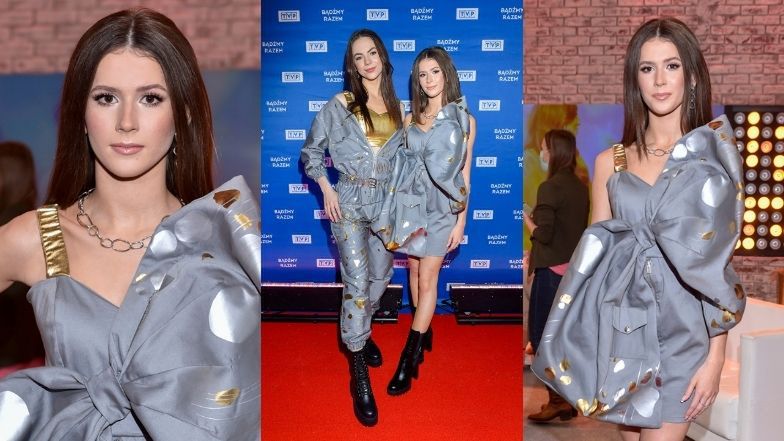 Roksana Węgiel pozuje na ramówce TVP