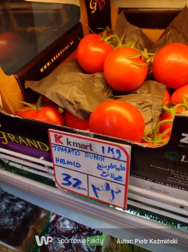 Kilogram pomidorów też jest tu kilka razy droższy niż w Polsce