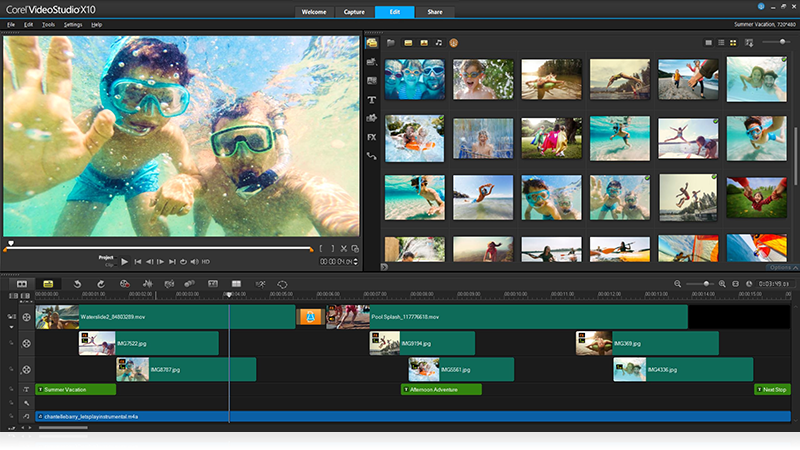 Corel VideoStudio Pro X10 dołączył do klubu filmów 360° i efektów specjalnych