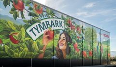 Gigantyczny mural powstał na magazynie Tymbarku