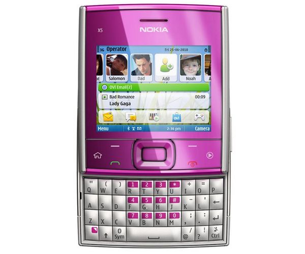 Nokia X5 kwadratowym smartfonem z QWERTY 2