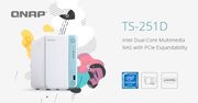 QNAP TS-251D: nowy multimedialny NAS ze złączem PCIe