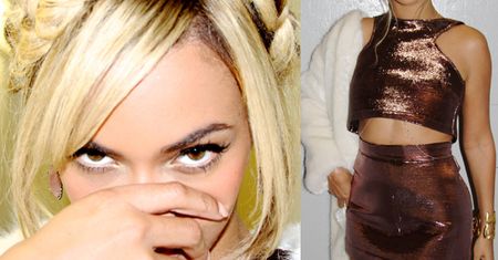 Beyonce w BLOND PERUCE na Walentynki! (ZDJĘCIA)
