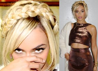 Beyonce w BLOND PERUCE na Walentynki! (ZDJĘCIA)