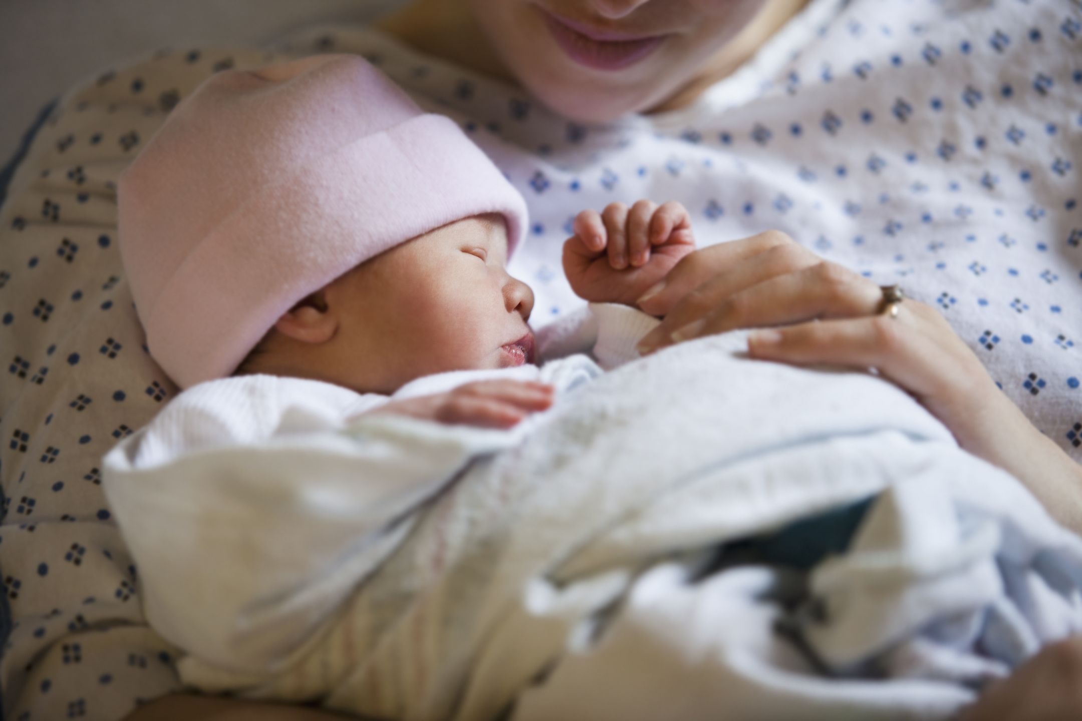 USA, Utah, Salt Lake City, Portrait of newborn girl (0-1months) with mother
Tetra Images - Mike Kemp
0-1 months, 25-29 years, baby clothing, baby girl, baby girls, beginning, birth, born, cap, caucasian ethnicity, childbirth, close-up, cute, daughter, day, delivery, eyes closed, family with one child, fragility, horizontal, hospital, indoors, innocence, life, love, lying on back, mother, new life, newborn, newness, one parent, portrait, salt lake city, sleeping, touching, two generation family, two people, usa, utah, waist up, young adult, young women, baby