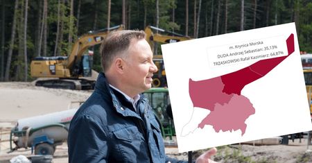 Wyniki wyborów 2020. PiS obiecał im przekop Mierzei Wiślanej i budowę CPK. Tak zagłosowali
