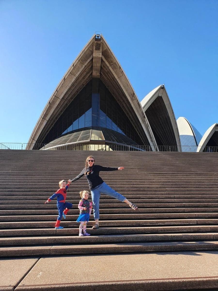 Przez 2 lata Gosia z mężem i dziećmi mieszkała w Sydney
