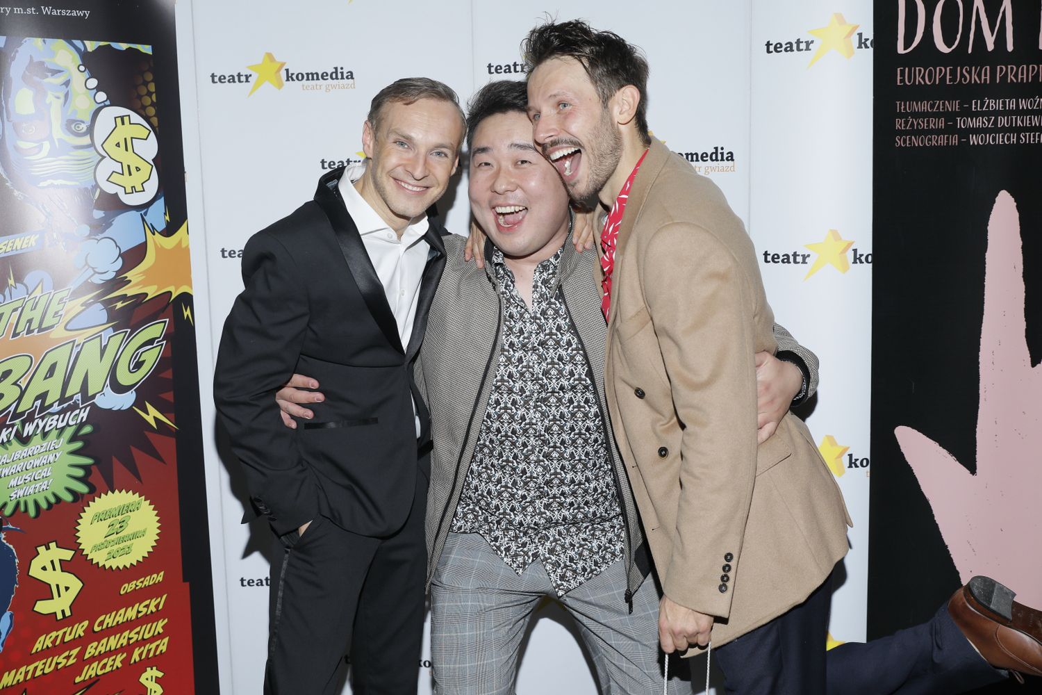 Artur Chamski, Mateusz Banasiuk, Bilguun Ariunbaatar - premiera The Bing Bang