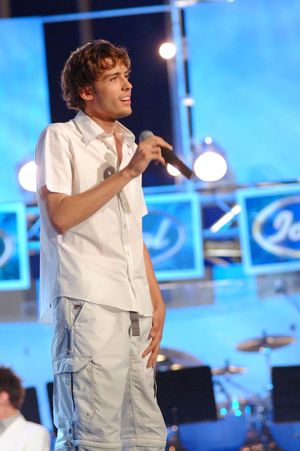scena z: Tomasz Makowiecki
SK: fina³, Polska 2002, Idol, program muzyczny
fot. Proñczyk/AKPA